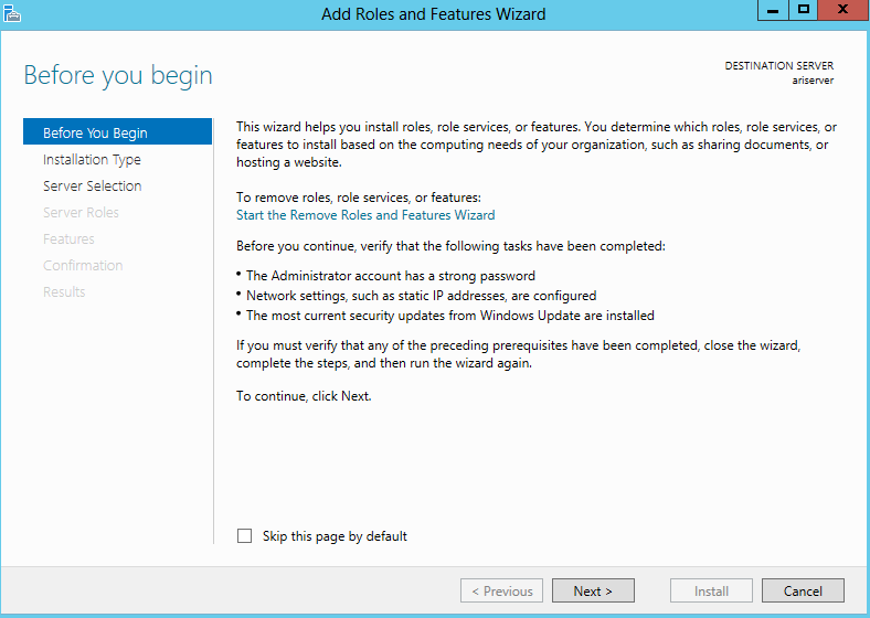 Aram Abdulla Hassan Windows Server 2012 asentaminen ja käyttö 18