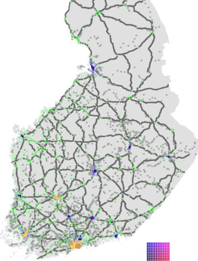 Ero perusuraan CO2ekv, miljoonaa tonnia KEKO A väliraportti Sivu 93 / 106 haja-asutusalueet) ja seuraavaksi siirrytään seuraavaksi lähimpänä olevalle alueelle jne.