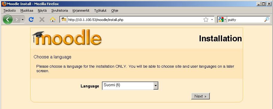 Käynnistetään www-palvelin uudelleen komennolla: sudo /etc/init.d/apache2 restart Lisätietoa: Monet Moodlen toiminnot edellyttävät säännöllisin välein tapahtuvaa tarkistamista.