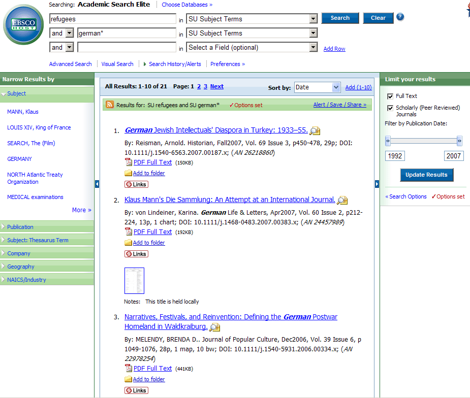 17/24 Voit merkitä kiinnostavia viitteitä tulostettavaksi, tallennettavaksi tai sähköpostilla lähetettäväksi komennolla.