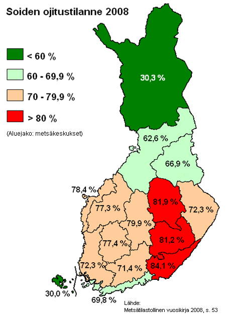 18. Uhanalaistumisen syyt: metsätalous keskeinen suoluonnon uhanalaisuuden syy on soiden ojittaminen metsänkasvatusta varten eli ns.