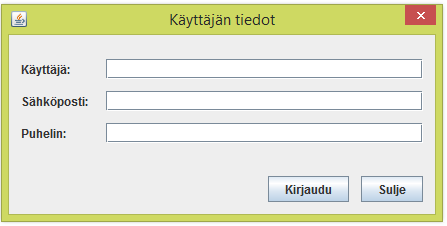 1. YLEISTÄ Aloitus- ja laukaustilastointiin käytettävä ohjelma on selainpohjainen Java-sovellus, joten tietokoneessa pitää olla asennettuna Java-ohjelmistoalusta.