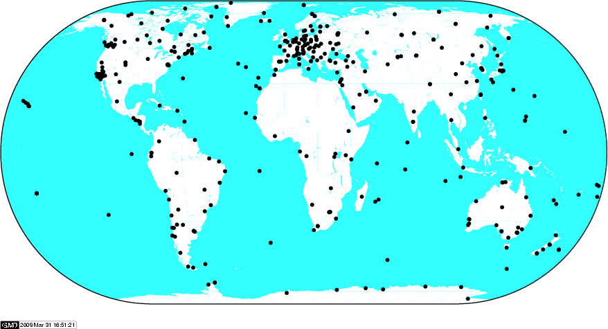 17 Kansainvälinen yhteistyöorganisaatio IERS (International Earth Rotation and Reference Systems Service) määritteli vuonna 1988 maailmanlaajuisen koordinaattijärjestelmän ITRS:n (International