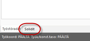 Mastercam avaa luettelon, jossa näkyvät solidin luomisoperaatiot. 9 Huomaa, että ensimmäinen pursotusoperaatio on keskeneräinen.