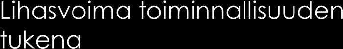 Kestävyysharjoittelua 30 min/ päivä Progressiivista voimaharjoittelu suositellaan 2-3 kertaa/ viikko 10-15 min/ harjoitus ( 8 toistoa/ lihasryhmä) Ikääntyneiden liikuntaongelmien takana usein