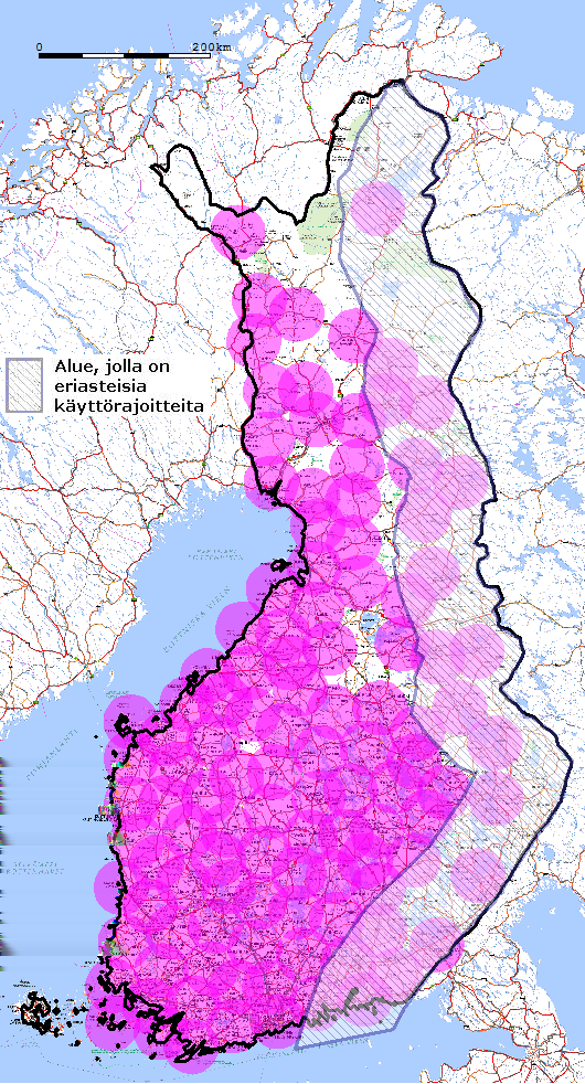 30 (39) Suuntaa-antava esimerkki verkosta, jolla saavutetaan