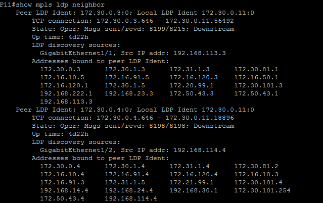 32 Kuva 14 PE4-laitteen multicast-liikenne statistiikka 6.1.8 P11-laitteen toiminnan varmistus Lisävarmistuksena protokollan toiminnalle tarkastellaan lisäksi P11-laitetta.