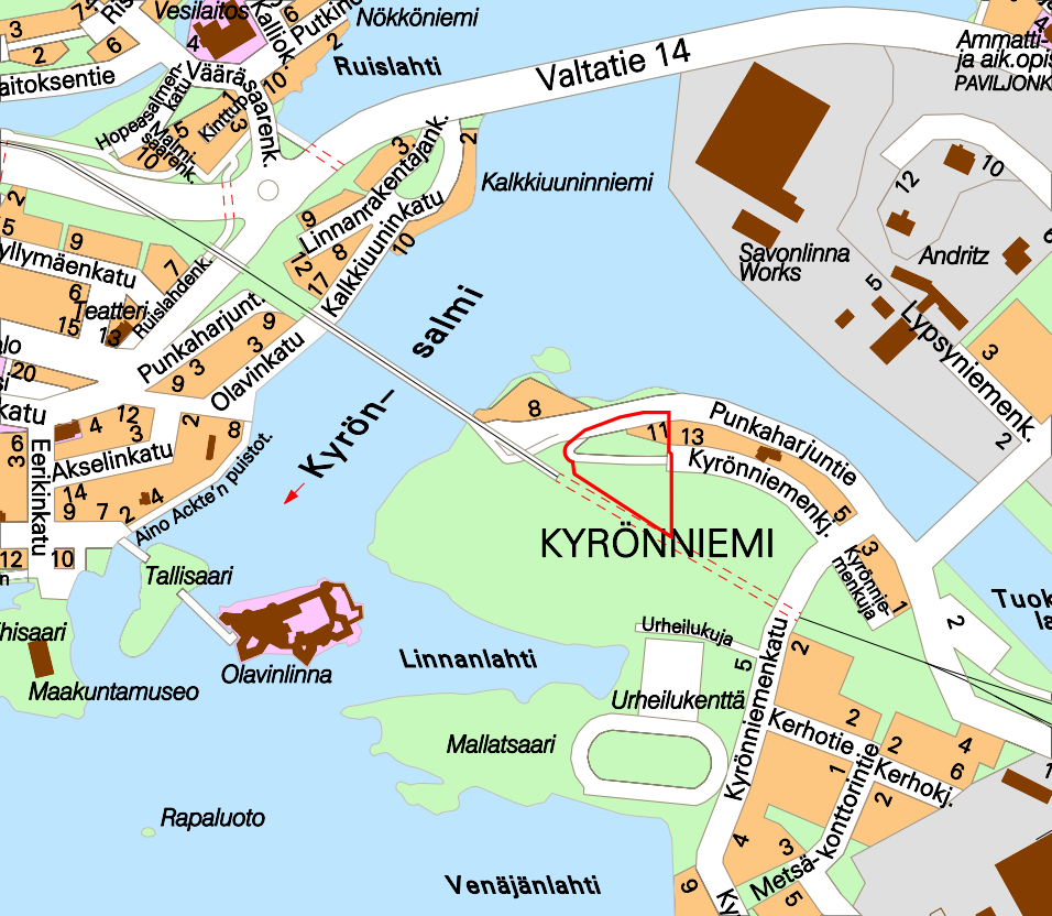 SAVONLINNAN KAUPUNKI, ASEMAKAAVAN SELOSTUS PUNKAHARJUNTIE 11, 7. KAUPUNGINOSA (KAAVOITUSOHJELMA, KOHDE 140) 1 PERUS- JA TUNNISTETIEDOT 1.