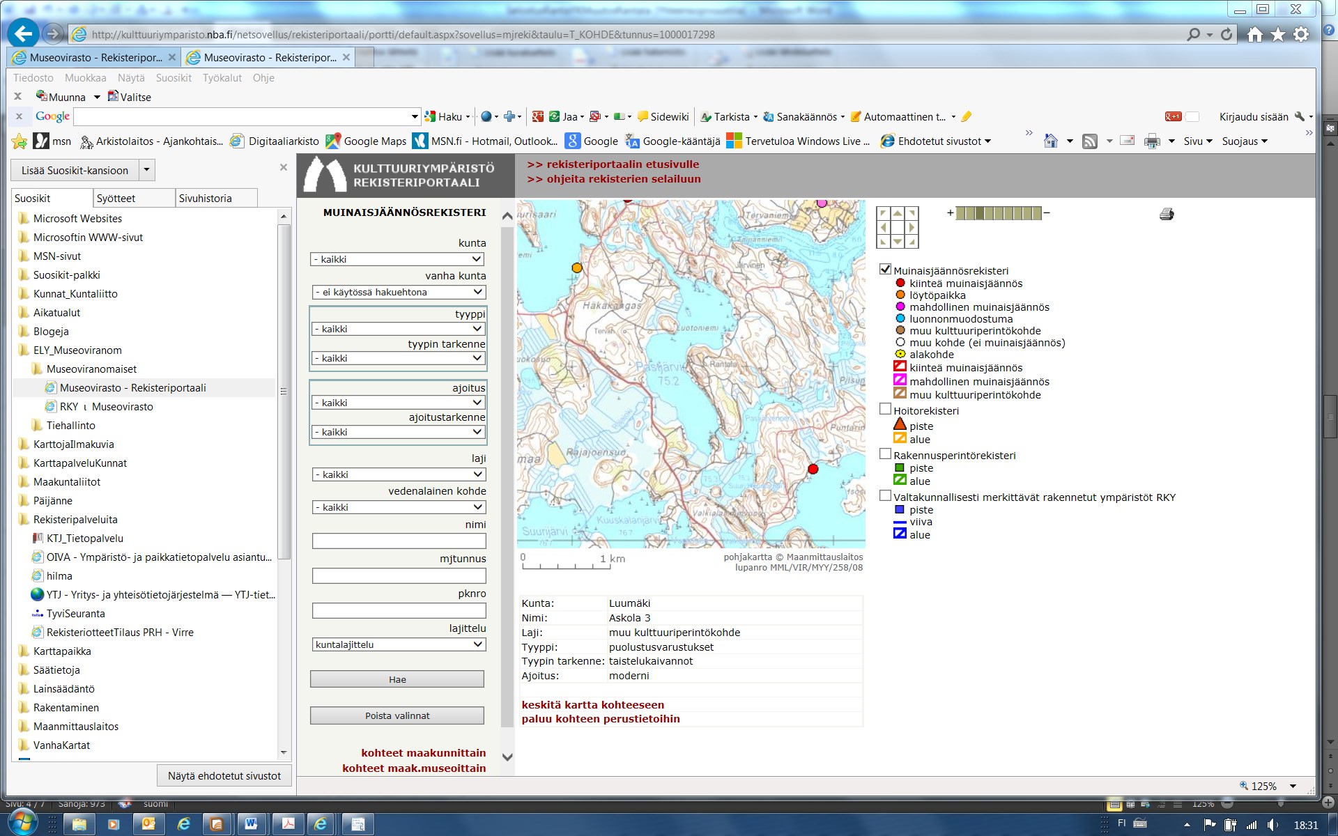 21 Maakuntakaava Ympäristöministeriö vahvisti Etelä-Karjalan maakuntakaavan 21.12.2011. Alueeseen ei kohdistu maakuntakaavan merkintöjä. Ote maakuntakaavasta.
