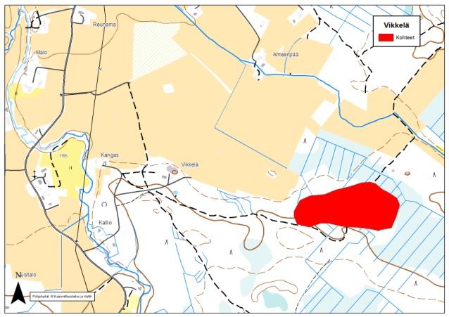 1 Kohdetiedot Vikkelä Kunta: Lumijoki Havaintotunnus: MAL1-2012-2 Koordinaatit: X:7191908; Y:3410808 Laatuluokka-arvio: (TVH88) II (TIEL95) II / III Pinta-ala: 430 x 150 m Kivilaji: Granodioriitti.