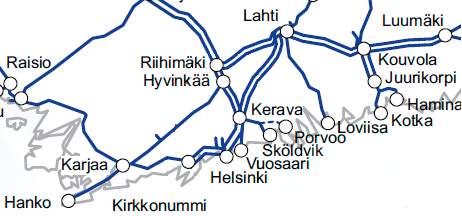 43 Rautatiekuljetusten kustannusta kasvattaa erityisesti verrattain lyhyt kuljetusmatka.