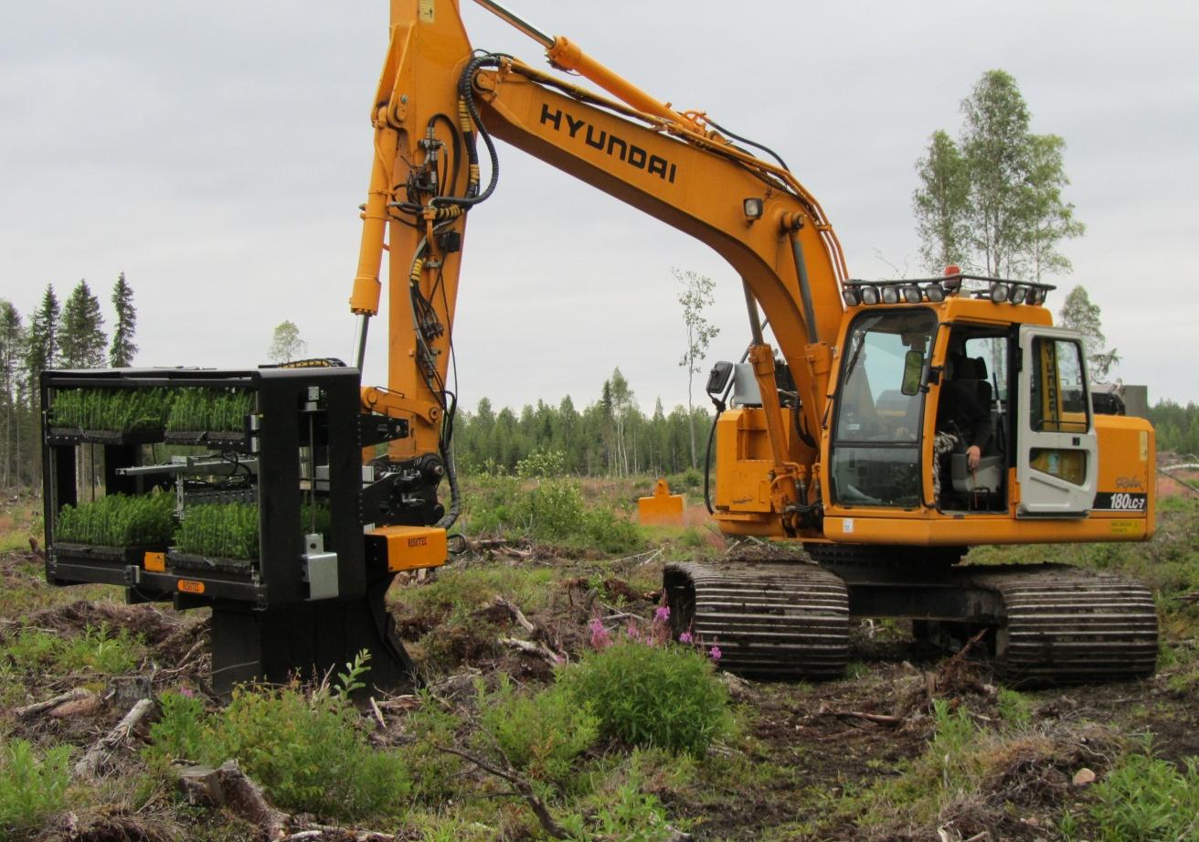 Tehoajan tuottavuudet Bracke 244 kpl/h