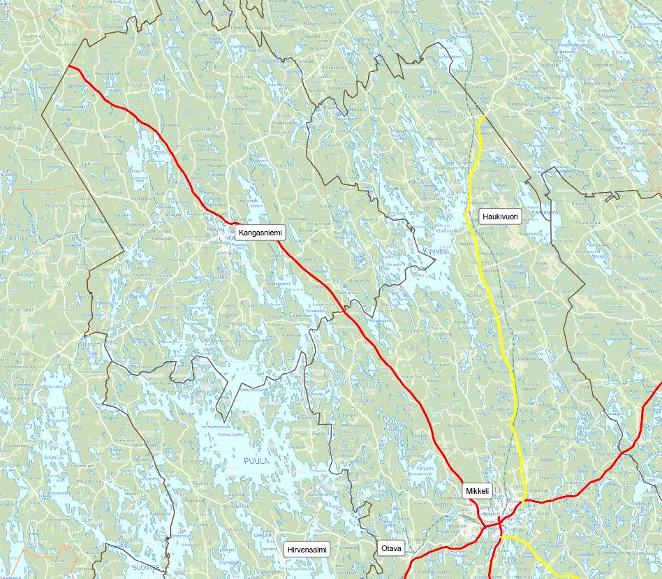 Talviarjen liikennerakenne: Haukivuori-Mikkelin matkakeskus-haukivuori O 6:45 Vakio Pieksämäki-Mikkeli Työssäkäyntivuoro O 7:00 Vakio Mikkeli-Pieksämäki Haukivuoren kannalta tarpeeton?