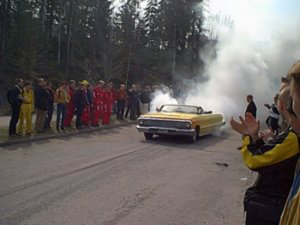 Kiihdytyskisa 28.4.2000 tulokset Matka oli jälleen perinteiset 200m, tuloksia rankatessa ratkaisee ensin käytetty aika. Tilanteen hätäisestä luonteesta johtuen hitaat lähtijät olivat alakynnessä.