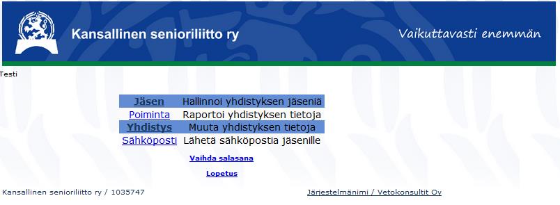 5 (37) Salasananvaihto tapahtuu kirjoittamalla saamasi käyttäjätunnuksen ja antamasi sähköpostiosoitteen ja painamalla Lähetä nappia. Huom.