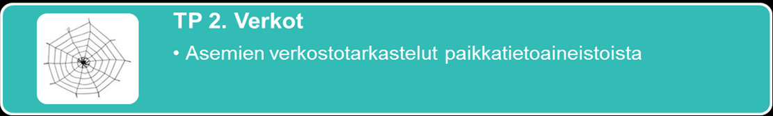 Tuotetaan paikkatietoaineisto Helsingin seudun raskaan liikenteen asemanseuduille tukemaan hankkeen muita työpaketteja, mutta myös avoimeksi aineistoksi suunnittelun tueksi Määritelty asemille