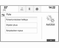 62 Puheentunnistus Jos näytön kieliasetus on englanti ja haluat syöttää Ranskassa sijaitsevan kaupungin nimen, sinun täytyy vaihtaa näyttökieleksi ranska.