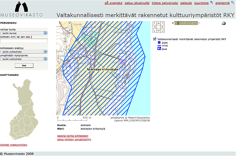 Esimerkki kohdekortista Päätöksen tarkoittama säilyttämisvelvoite edellyttää, että viranomaisten laatimat valtakunnalliset inventoinnit otetaan huomioon alueiden käytön suunnittelun lähtökohtina.