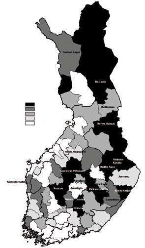 kulutuskysyntää ja supistaa alueen yrittäjäpotentiaalia. Sen seurauksena aluetaloudet heikentyvät, mikä vaikeuttaa alueiden elinkeinotoiminnan kehittämistä ja heikentää huoltosuhdetta.