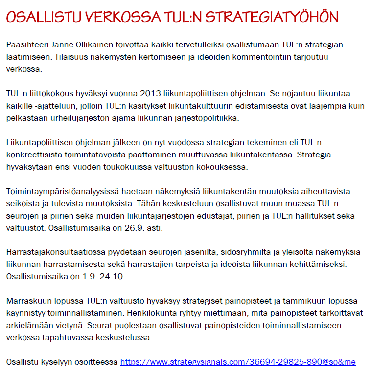 PIIRIN JAOSTOT UUDELLE TOIMIKAUDELLE 2015 2016 Piirin nykyisten jaostojen ja valiokuntien toimikausi päättyy 31.12.2014.