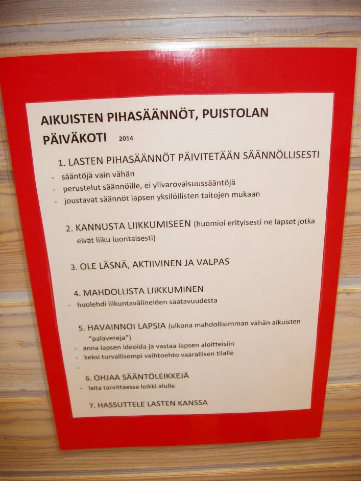 VERKOSTOJEN TAVOITTEITA VARMISTAA LASTEN LIIKKUMISEN EDISTÄMINEN OMILLA ALUEILLA *Asenteiden muuttaminen omassa yksikössä liikkumismyönteisemmäksi ( kaikki kasvattajat lasten liikuttajia, jokaisen