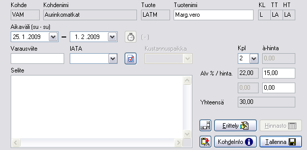 4.1.3. Verollisen valmismatkan välittäminen EU-maahan suuntautuva valmismatka on aina verollinen. Jos tällainen matka välitetään, pitää asiakkaan laskulla näkyä tuottajan marginaalivero.