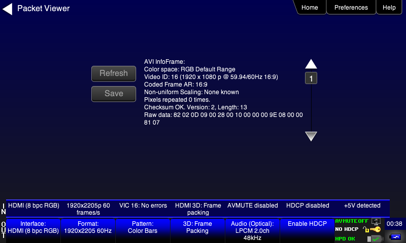 780 Sample Application HDBaseT Device Testing HDBaseT