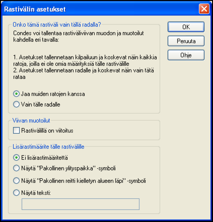 Ratamestarin muistiinpanot Radan muistiinpanot Yksi hyödyllinen työkalu on Radan muistiinpanot, jonka saat näkyviin hiiren kakkospainikkeella, kun rata on näkyvissä rataeditorissa.