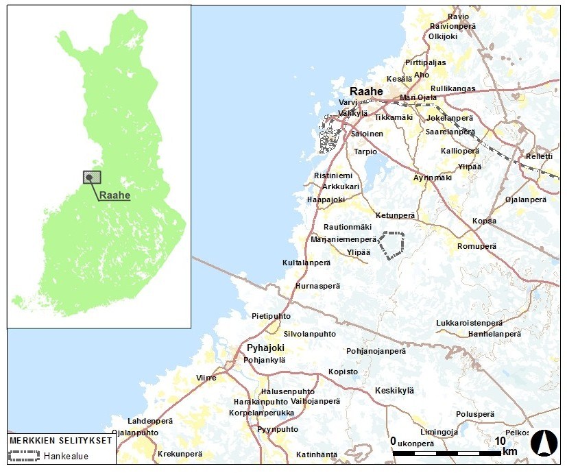 Raahen eteläisten tuulivoimapuistojen osayleiskaavat (Ketunperän tuulipuisto) OSALLISTUMIS- JA ARVIOINTISUUNNITELMA 12.1.2011, 12.8.2013,