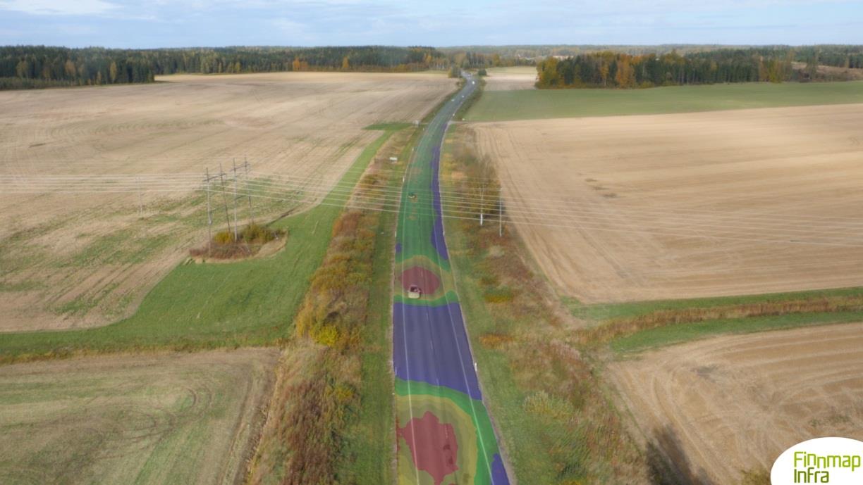 30 (36) Kuva 2-13. Havainnekuva kohteesta, jossa rumpuun liittyvä epätasaisuus on mallinnettu ja kolmioverkko on upotettu Google Earth-esitykseen.