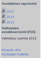 Pää- ja sivukäyttäjätunnukset Työvälineen käyttäminen edellyttää tunnuksia, jotka tilataan etusivulla olevan ohjeistuksen mukaisesti.