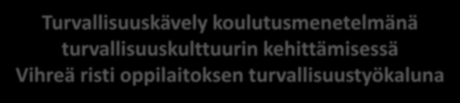 turvallisuuskulttuurin