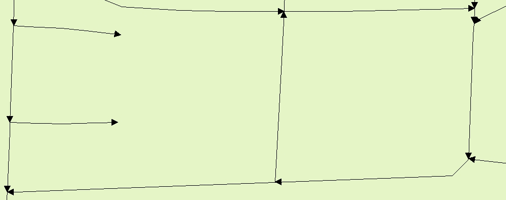 10 Kuvassa on toisiinsa liittyviä liikenne-elementtejä. Nuoli osoittaa liikenne-elementin suunnan. 3.1.2 Referenssiketju Referenssiketjut ovat Digiroadin lineaarinen viitekehys (linear referencing).