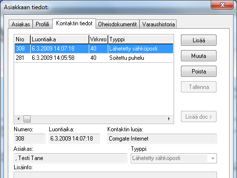 1. Profiilit Profiilien avulla asiakkaille voidaan kirjata erilaisia luokituksia. Profiilit voidaan määritellä tarpeiden mukaan vapaasti.