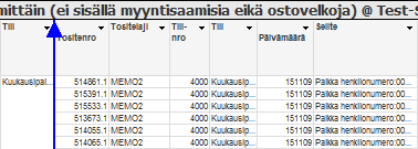 11/11 Summamuoto Rivimuoto Tietojen järjestäminen sarakkeiden mukaan Rivimuodossa (ks.