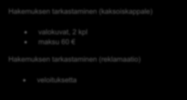 8 PROSESSIKAAVIO Liite 2 Asiakas tuo hakemuksen henkilökohtaisesti hakemus toimitetaan taksikurssilta päätös luvan epäämisestä valitusosoitus tieto luvan epäämisestä valitusosoitus tai mahdollinen