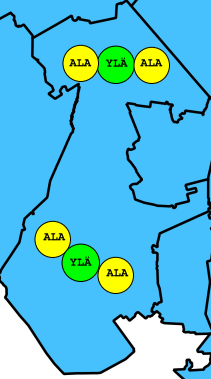 Tuusulan tiivis malli Tuusulan välimalli Tuusulan väljä malli Kuva: Tuusulan vaihtoehtoiset mallit Tuusula palveluverkosta on saatavissa säästöjä väljässä mallissa 5,2 M eli 138