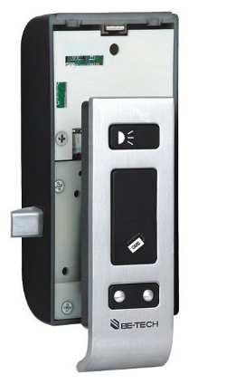 Malli: BE-TECH C1100M-12GX (* valinnainen ominaisuus) Aukeaa RFID-rannekkeella/-kortilla Lukittuu automaattisesti * Ei lukitu automaattisesti * Aukeaa RFID-rannekkeella/-kortilla Hallinnalla
