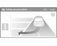 140 Ajaminen ja käyttö pysäköinnin onnistumisesta ilmoitetaan ponnahdussymbolilla ja äänimerkillä, pysäköinnin peruminen. Näytössä näkyy pysäköintipaikan tyyppi.