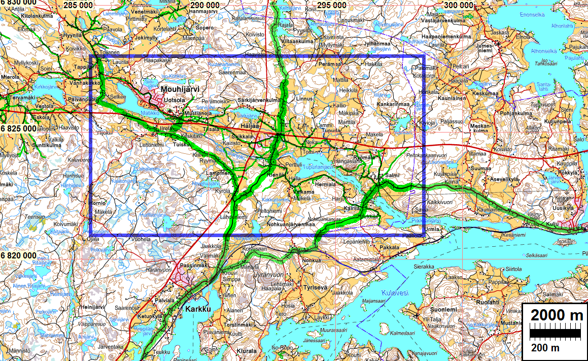 2 Sisältö: Perustiedot... 2 Tutkimus... 3 Yleiskartta... 5 Itäosa, Tyrvää Tampere tie.... 6 Keskiosa, Tyrvää Hämeenkyrö tie... 8 Länsiosan paikallistiet, tie Suodenniemelle... 12 Osa 2, Maastotarkastus.