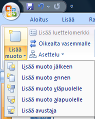 2. Kohteiden lisääminen On kaksi tapaa: 1.