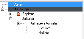 Käyttöohje 67 (79) Attribuuttien lisääminen metatietoluokkaan Metatietoluokkaan määritellyt attribuutit ovat käytössä Twebissä / Tdocissa Lisätiedot välilehden metatietokenttinä.