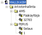 Käyttöohje 76 (79) - Voit myös antaa kaikkiin muihin arkistoihin selausoikeus seuraavalla tavalla: 1.