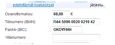 Suomen Kennelliitto ry. 13.5.2014 9(15) Rajoitukset Mikäli koe on rajoitettu, saadaan rajoituksen perusteet näkyviin valitsemalla kohta Rajoitettu osallistuminen.