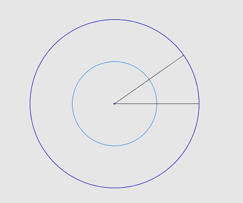 π = A α = 5cm 15 = 600cm, joten kysytty ala on 600 cm. Vastaus: Ympyän ala on 600 cm.