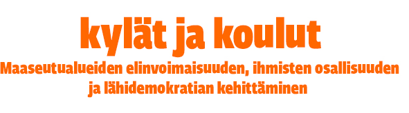 MIKSI Kylätoiminnan ja oppilaitosten yhteistyö paikallisesti voi antaa lapsille ja nuorille eväät osallisuuteen, aktiiviseen kansalaisuuteen ja lähidemokratian käyttämiseen Aina ei tarvitse lähteä