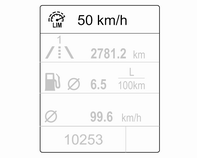 132 Ajaminen ja käyttö Nopeusrajoitin Nopeusrajoitin estää autoa ylittämästä esiasetettua maksiminopeutta. Maksiminopeudeksi voidaan asettaa yli 25 km/h nopeus.