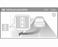 140 Ajaminen ja käyttö pysäköinnin onnistumisesta ilmoitetaan ponnahdussymbolilla ja äänimerkillä, pysäköinnin peruminen. Näytössä näkyy pysäköintipaikan tyyppi.