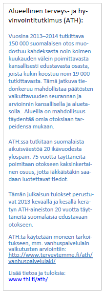 Kiitos mielenkiinnostanne! Risto Kaikkonen Kehittämispäällikkö THL/ATH/TA2 p. 029 524 8176 risto.kaikkonen@thl.fi Jukka Murto Tutkija THL/ATH/TA2 p. 029 524 8570 jukka.murto@thl.