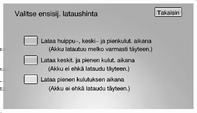 74 Mittarit ja käyttölaitteet Tarkat virtatasot tietyllä paikkakunnalla voivat poiketa tässä esitetyistä. Auton edellyttämät lataustasot on syytä tarkistaa.